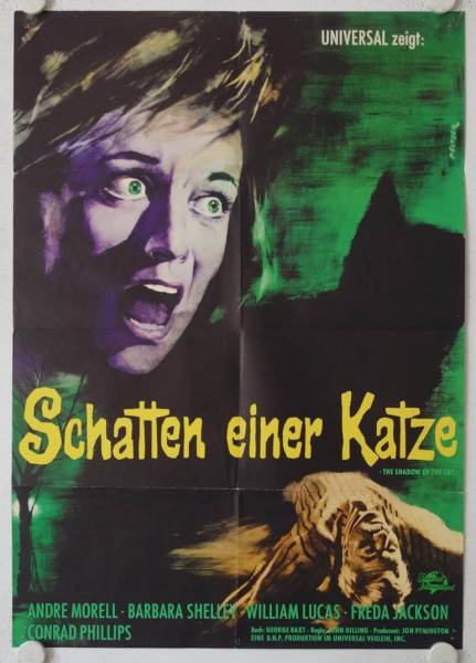 The Shadow of the Cat original release german movie poster